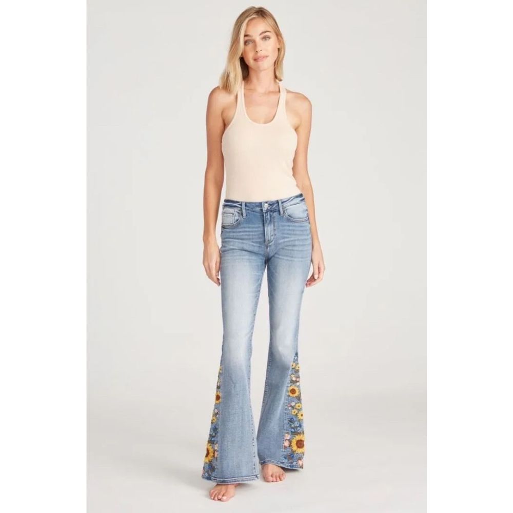 NEW Driftwood The Sunny Flare Jeans Size 27